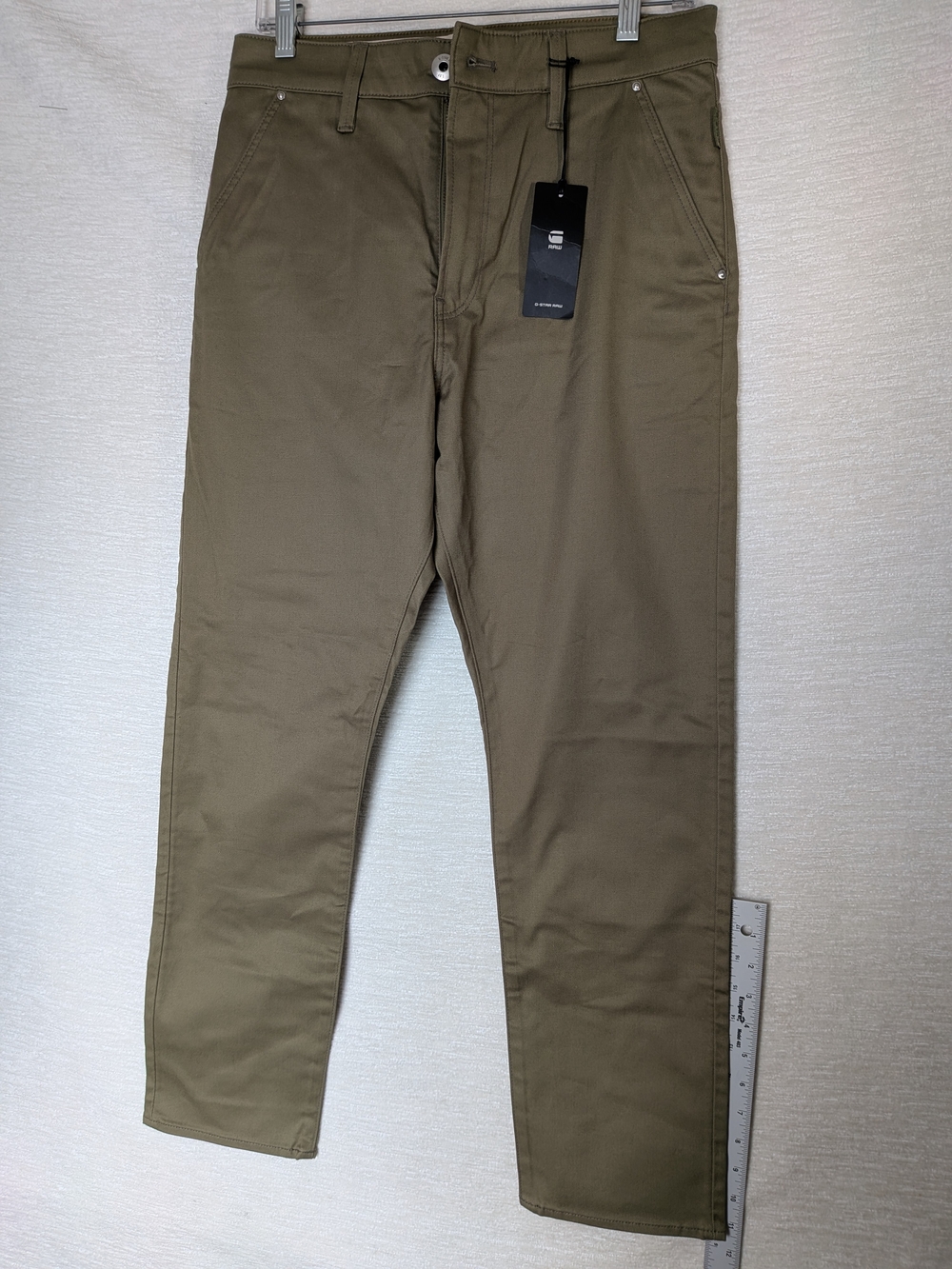 G-Star Olive Green Slim Chinos - Straight Size 28 (US size 6) New With Tags